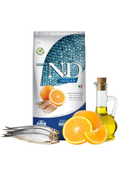 N&D Cat Ocean hering & narancs adult nagy kiszerelés