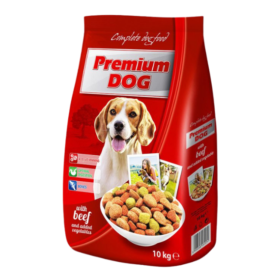 Premium Dog Száraz Új Marha-Zöldség 10kg kutyatáp