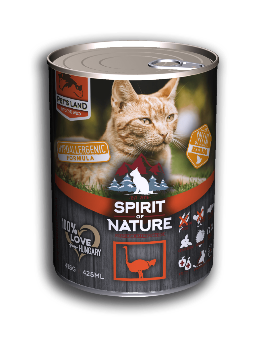 Spirit of Nature Cat konzerv Strucchússal