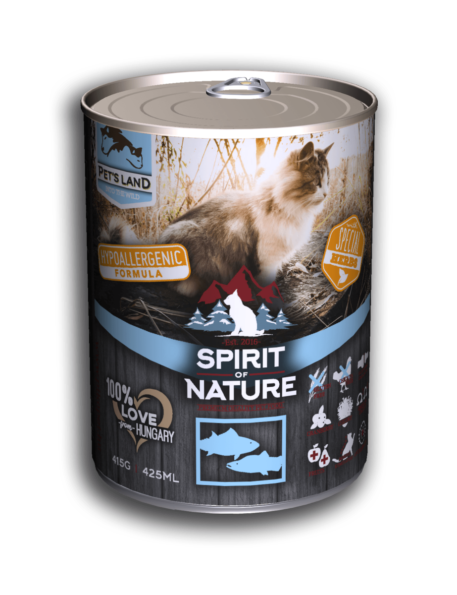 Spirit of Nature Cat konzerv Tonhallal és lazaccal